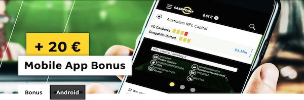20 Euro Cashpoint App Bonus