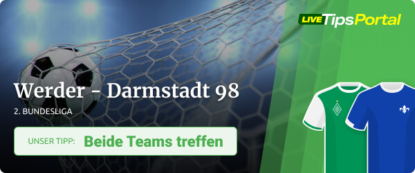 Wett Tipp Werder Bremen gegen Darmstadt 98