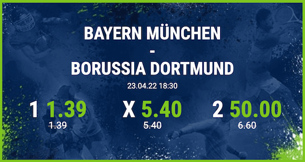 Bayern - Dortmund Bet at home Boost