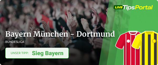 Bayern München gegen Dortmund Wett Tipp am 23. April 2022