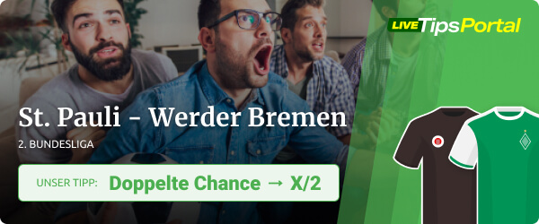 FC St. Pauli - Werder Bremen Wett Tipp 2. Bundesliga 2021/22