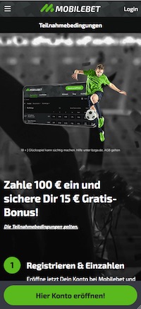 Mobilebet Bonus Seite mobil