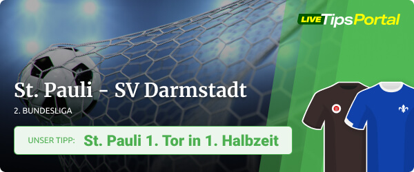 St. Pauli vs. SV Darmstadt Wett Tipp