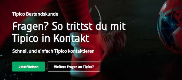 Tipico Kontaktaufnahme