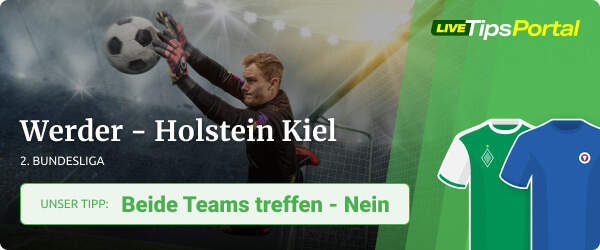 Wett Tipp auf Werder Bremen gegen Holstein Kiel 2. Bundesliga 2021/22