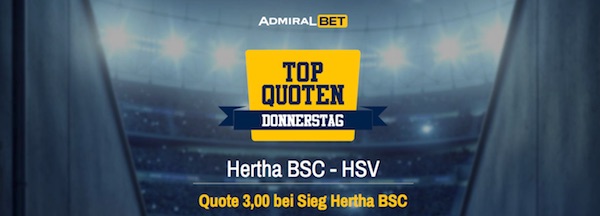 Admiralbet Boost auf die Relegation Hertha gegen Hamburger SV