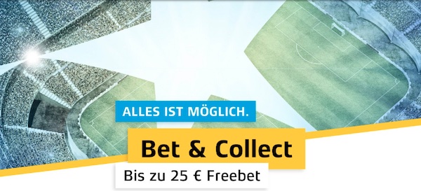 25€ Freebet für deine Champions League Wette bei Merkur Sports