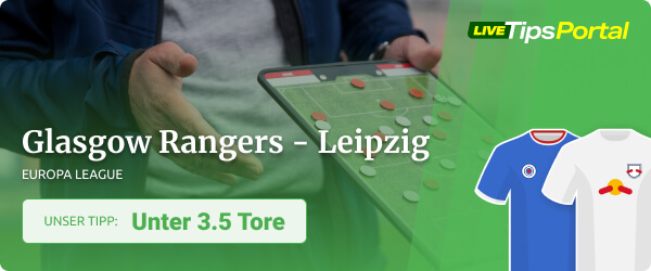 Nutze unseren Europa League Tipp für deine Rangers - Leipzig Wetten