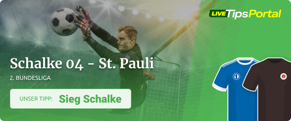 Wett Tipp zur 2. Bundesliga.- Schalke vs. St Pauli