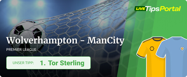 Wett Tipp auf Wolverhampton gegen Manchester City