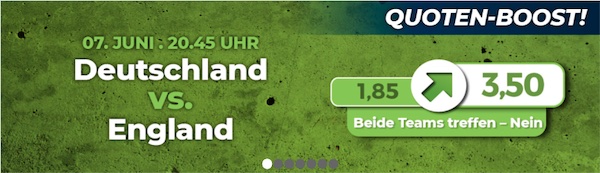 Wette mit erhöhter Quote auf beide Teams treffen NEIN bei Happybet