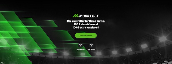 Mobilebet 100 Euro Sportwetten Bonus