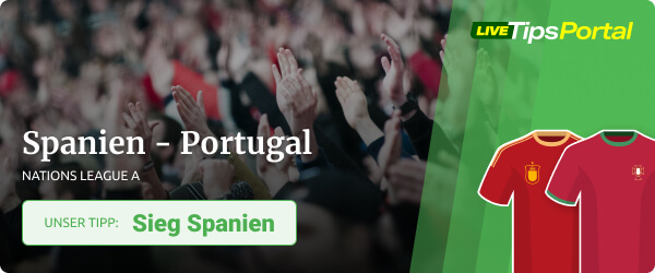 Spanien - Portugal Tipp in der Nations League 2022