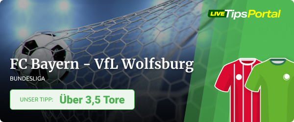 Wett Tipp Bayern München gegen VfL Wolfsburg 2022/23