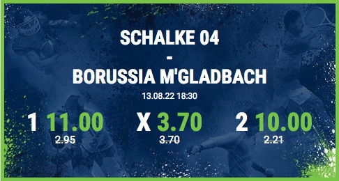Bet at home Schalke vs. Gladbach Boost