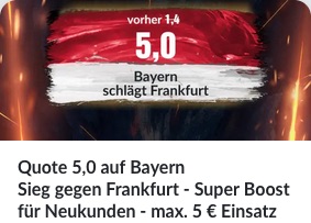 BildBet Frankfurt vs. Bayern Boost