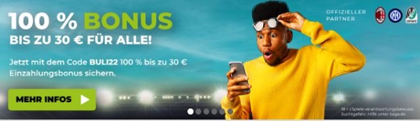 Happybet Einzahlungsbonus zum Bundesligastart