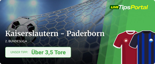 Wett Tipps zu 1. FC Kaiserslautern gegen SC Paderborn