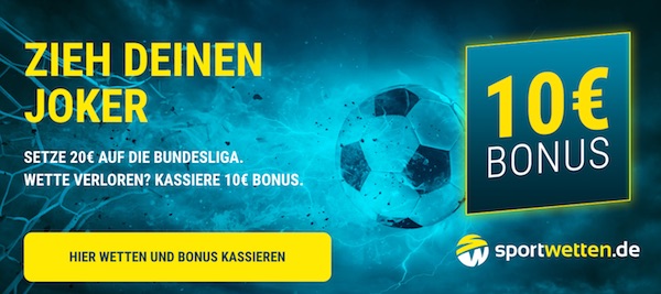 Zieh den sportwetten.de Bundesliga Joker