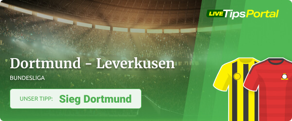 Sieg Dortmund beim LTP Wett Tipp zum ersten Bundesliga Spieltag
