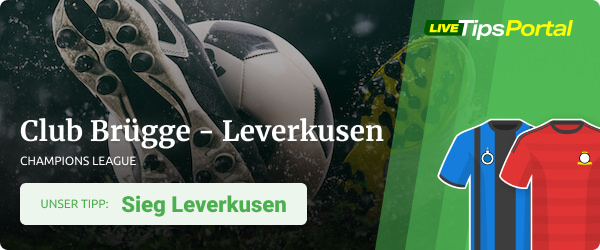 Club Brügge vs. Leverkusen Tipp zum 1. CL-Spieltag