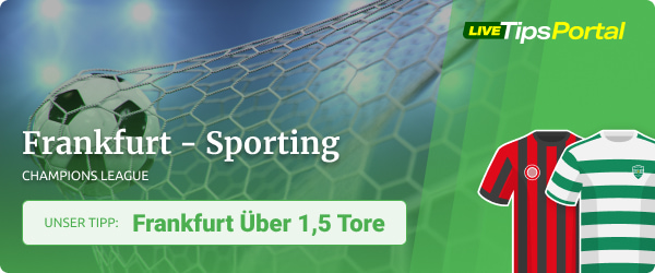 Frankfurt vs. Sporting Lissabon Wett Tipp in der Champions League