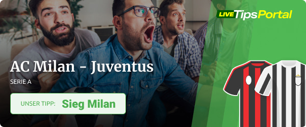 Wett Tipp AC Milan vs. Juventus Serie A 2022/23