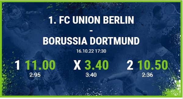 Union Berlin Dortmund Quotenboost Bet at home