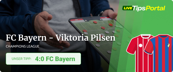 FC Bayern vs. Viktoria Pilsen Prognose in der CL 2022/23