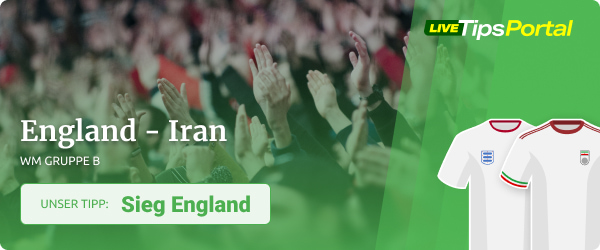 England vs. Iran WM Prognose 2022