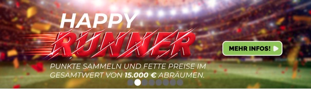 WM Happyrunner bei Happybet