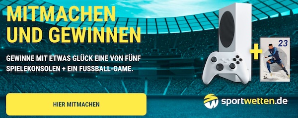 Gewinne eine von fünf Konsolen beim sportwetten.de WM Gewinnspiel