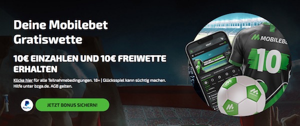 Mobilebwet Freiwette Bonus für Neukunden