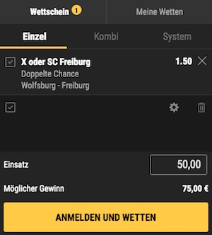 Bwin Wolfsburg vs. Freiburg Wett Tipp