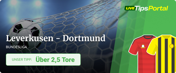 Leverkusen vs. Dortmund Sportwetten Tipp