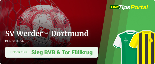 Prognose zu SV Werder vs. Dortmund