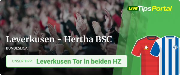Leverkusen vs. Hertha BSC Bundesliga Tipp 2022/23