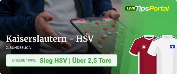 Kaiserslautern - HSV Wett Tipps 2. Bundesliga 2022/23