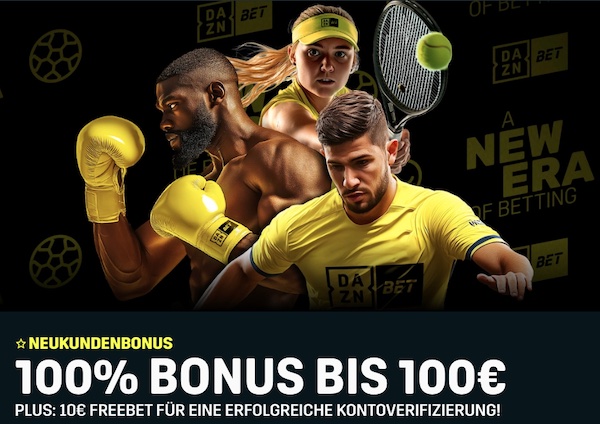 100% Daznbet Bonus für Neukunden