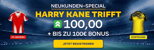 Bayern Quotenboost gegen Dortmund bei MERKUR BETS