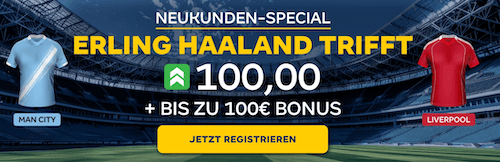 Haaland Boost gegen Liverpool bei MERKUR BETS