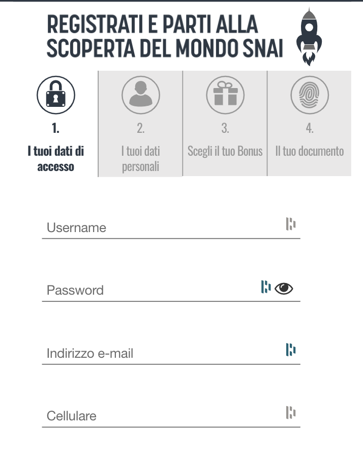 registrazione snai