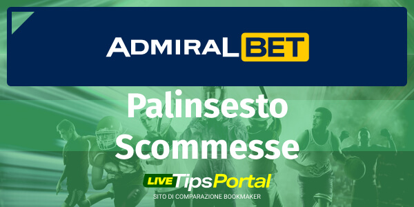 admiralbet palinsesto scommesse