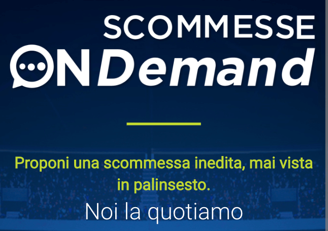 scommesse sisal on demand