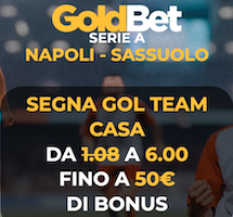 quota maggiorata goldbet