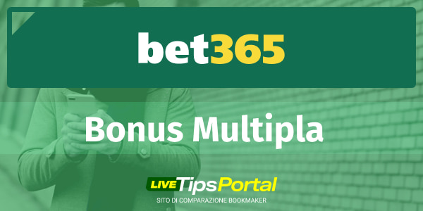 bet365 bonus multipla come si usa
