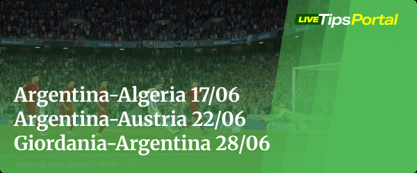 quote vincente mondiali argentina