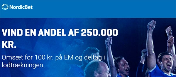 Nordicbet EM odds