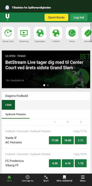 Unibet betting app til mobilen