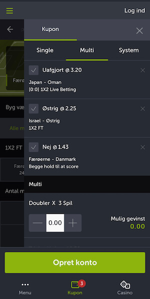 Betting på mobilen hos ComeOn